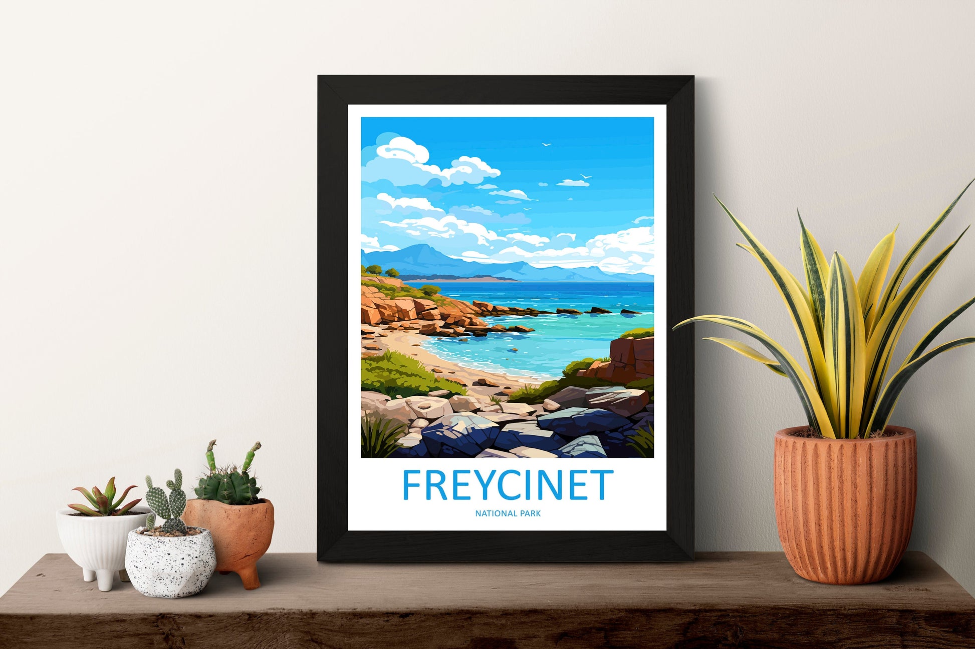 Freycinet National Park Travel Print Wall Freycinet National Park Wall Hanging Home Décor Freycinet Gift Art Lovers Art Australia Art