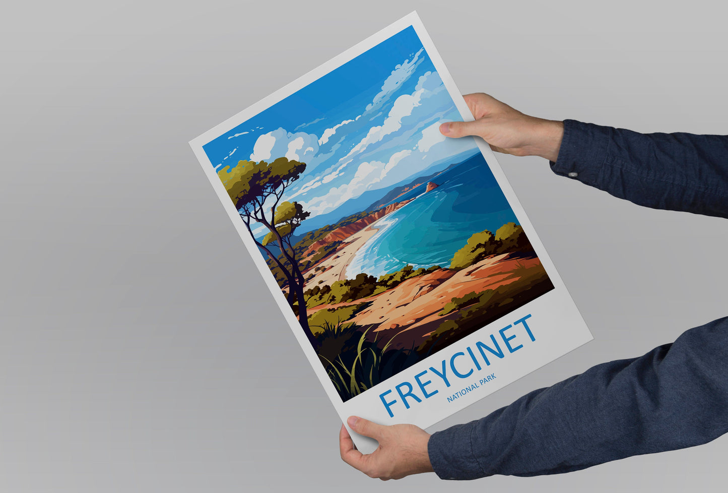 Freycinet National Park Travel Print Wall Freycinet National Park Wall Hanging Home Décor Freycinet Gift Art Lovers Art Australia Art