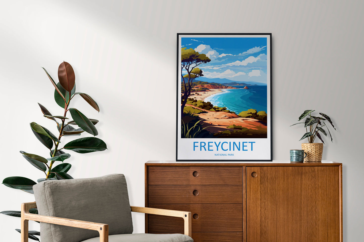 Freycinet National Park Travel Print Wall Freycinet National Park Wall Hanging Home Décor Freycinet Gift Art Lovers Art Australia Art