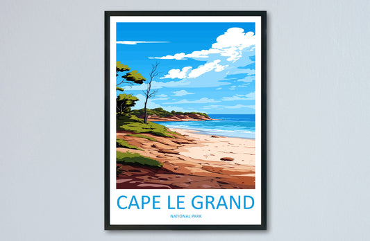 Cape Le Grand National Park Travel Print Wall Cape Le Grand National Park Wall Hanging Home Décor Cape Le Grand Gift Art Lovers Australia