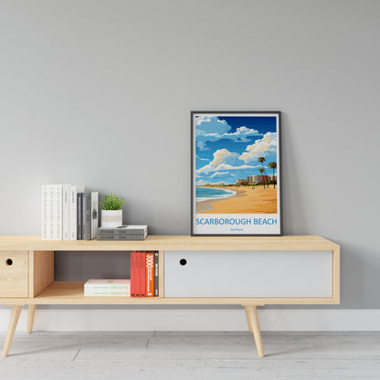 Scarborough Beach Travel Print Wall Art Scarborough Beach Wall Hanging Home Décor Scarborough Beach Gift Art Lovers Wall Art Australia
