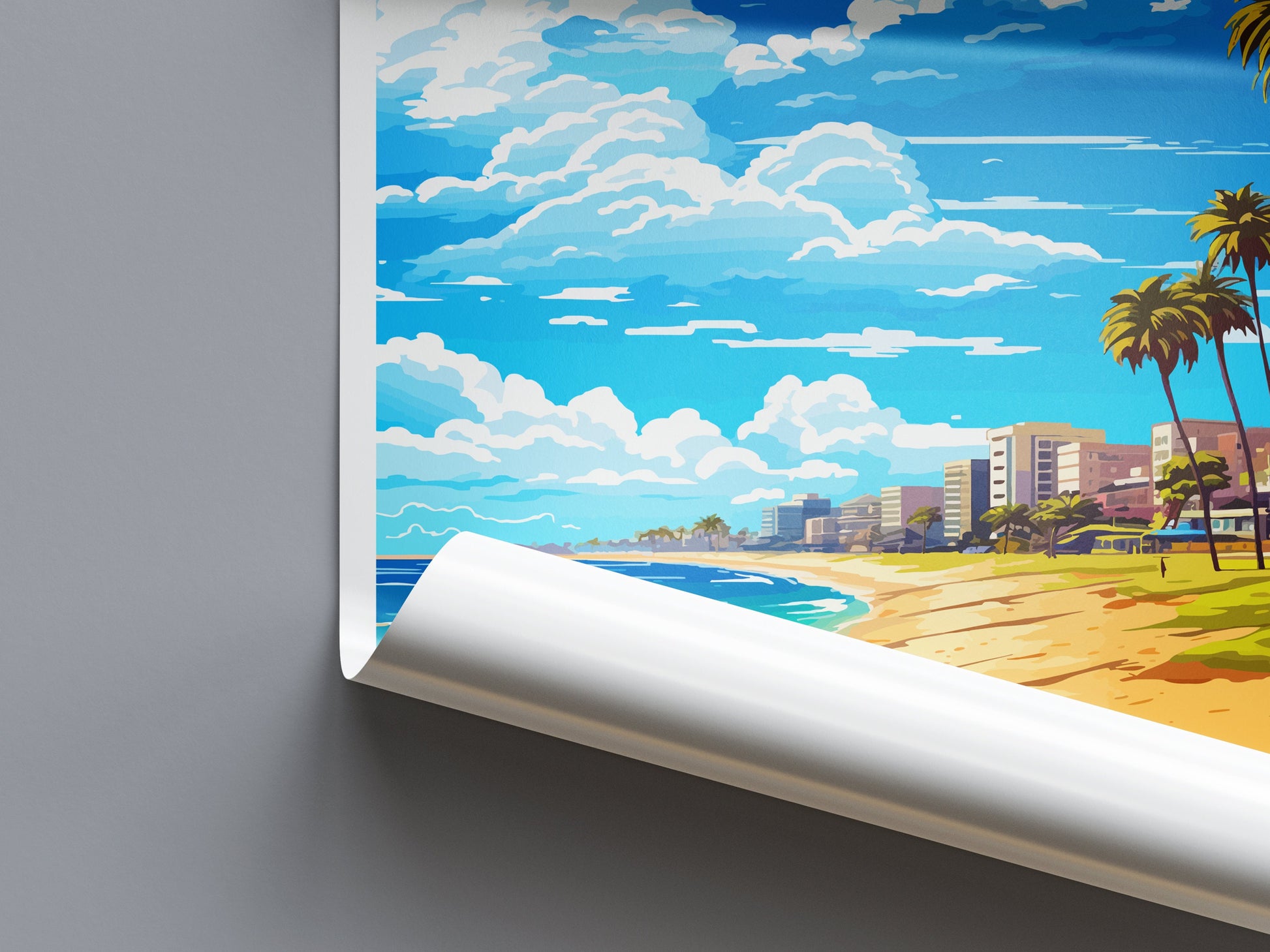 Scarborough Beach Travel Print Wall Art Scarborough Beach Wall Hanging Home Décor Scarborough Beach Gift Art Lovers Wall Art Australia