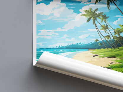 Palm Cove Beach Travel Print Wall Art Palm Cove Beach Wall Hanging Home Décor Palm Cove Beach Gift Art Lovers Wall Art Australia Poster