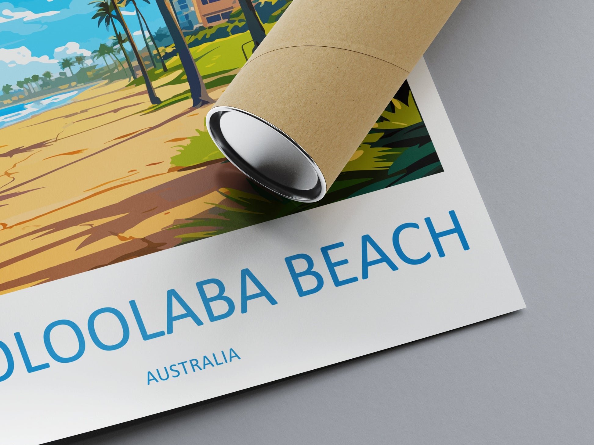 Mooloolaba Beach Travel Print Wall Art Mooloolaba Beach Wall Hanging Home Décor Mooloolaba Beach Gift Art Lovers Wall Art Australia Poster