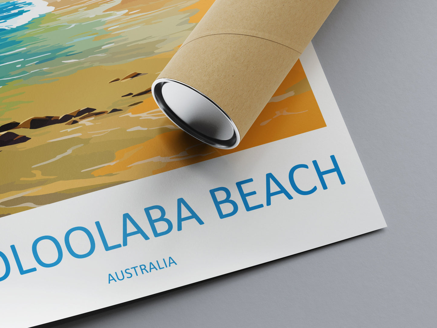 Mooloolaba Beach Travel Print Wall Art Mooloolaba Beach Wall Hanging Home Décor Mooloolaba Beach Gift Art Lovers Wall Art Australia Poster