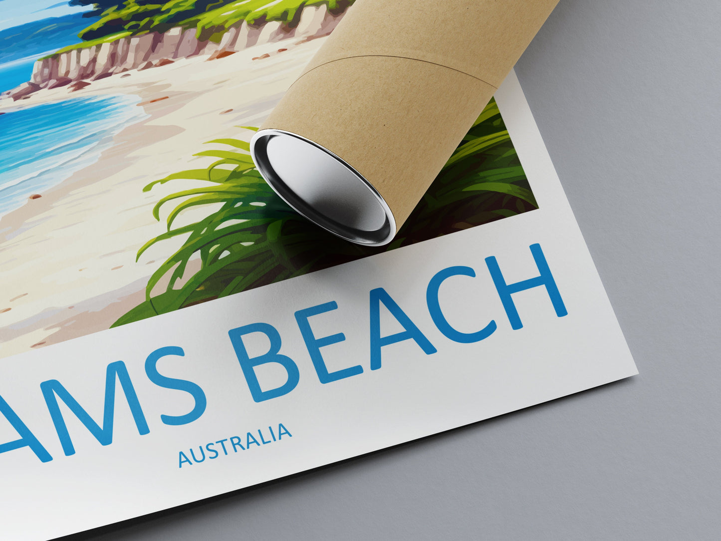 Hyams Beach Travel Print Wall Art Hyams Beach Wall Hanging Home Décor Hyams Beach Gift Art Lovers Wall Art Australia Poster Art