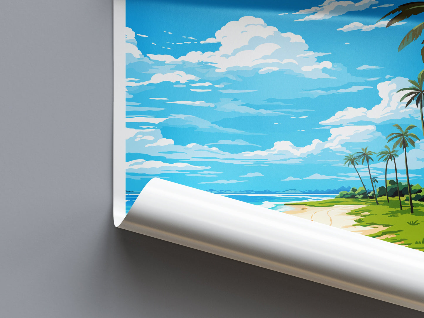 Four Mile Beach Travel Print Wall Art Four Mile Beach Wall Hanging Home Décor Four Mile Beach Gift Art Lovers Wall Art Australia Poster Art