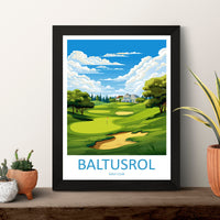 Baltusrol Golf Club Travel Print Wall Art Baltusrol Golf Club Wall Hanging Home Décor Baltusrol Golf Club Art Gift Art Lovers Golf Art