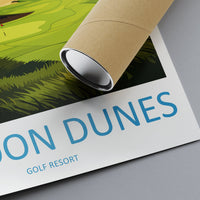Bandon Dunes Golf Resort Travel Print Wall Art Bandon Dunes Wall Hanging Home Décor Bandon Dunes Art Gift Art Lovers Golf Art