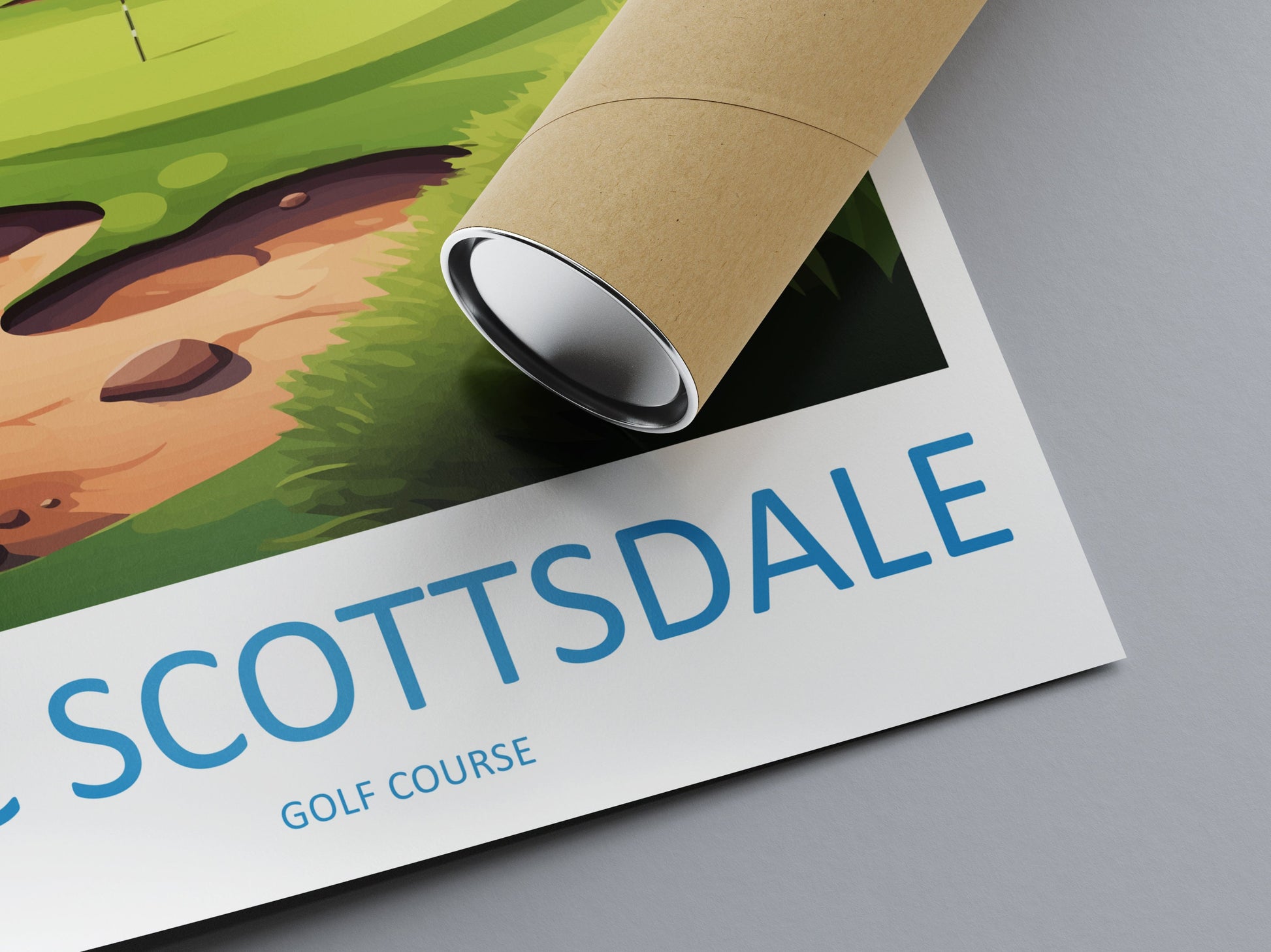 Tpc Scottsdale Golf Travel Print Wall Art Tpc Scottsdale Wall Hanging Home Décor Tpc Scottsdale Gift Art Lovers Arizona Art Travel Poster