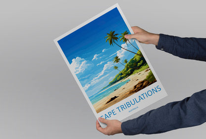 Cape Tribulation Travel Print Wall Art Cape Tribulation Wall Hanging Home Décor Cape Tribulation Gift Art Lovers Wall Art Australia Poster