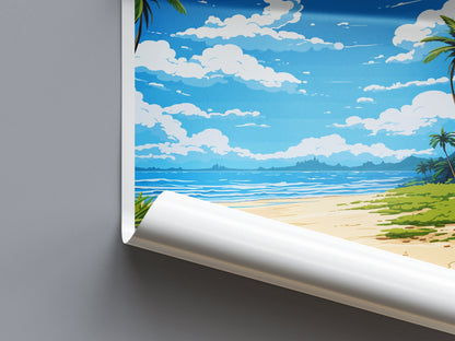 Cable Beach Travel Print Wall Art Cable Beach Wall Hanging Home Décor Cable Beach Gift Art Lovers Wall Art Australia Poster Art