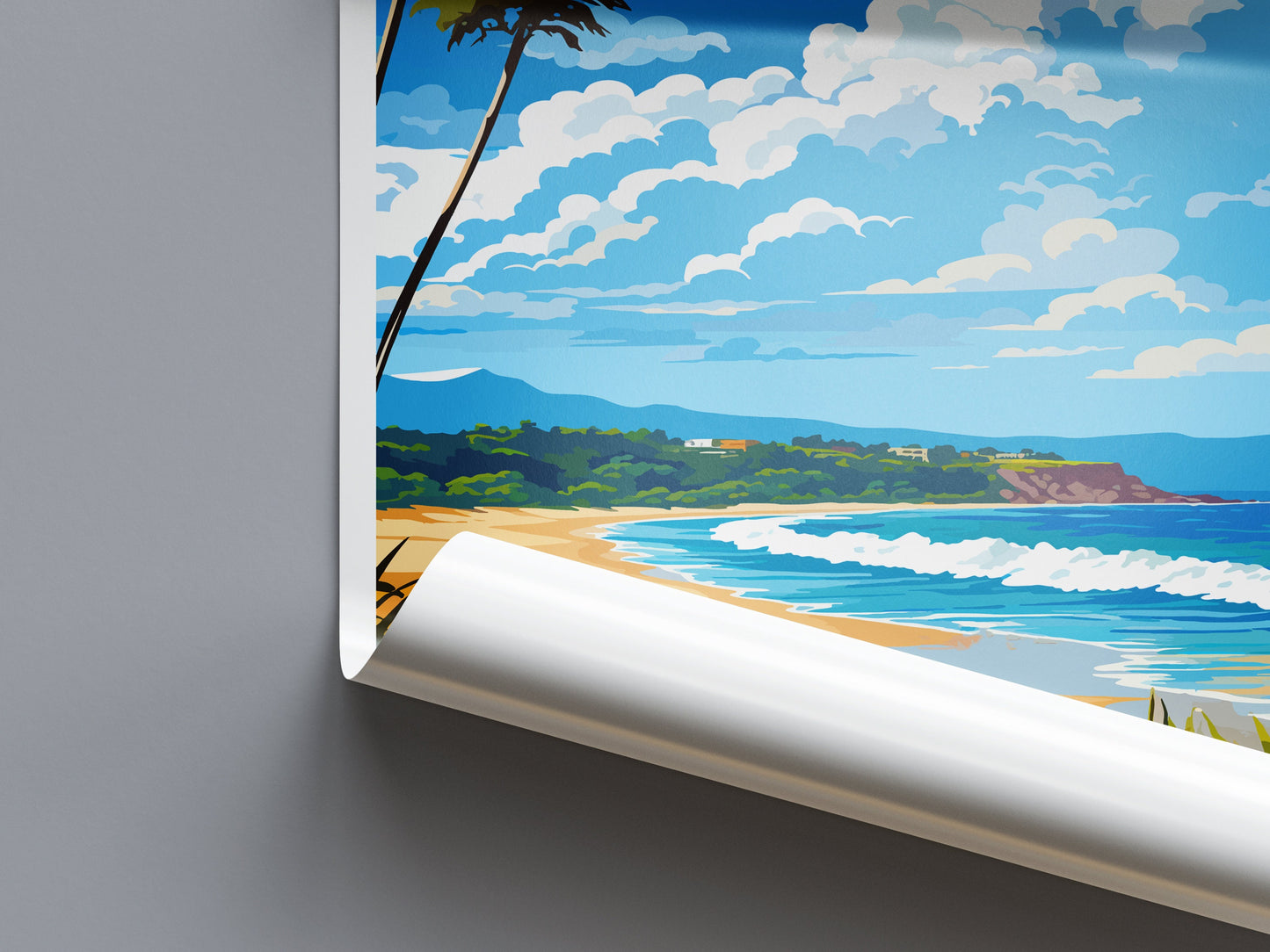 Byron Bay Travel Print Wall Art Byron Bay Wall Hanging Home Décor Byron Bay Gift Art Lovers Wall Art Australia Poster Art
