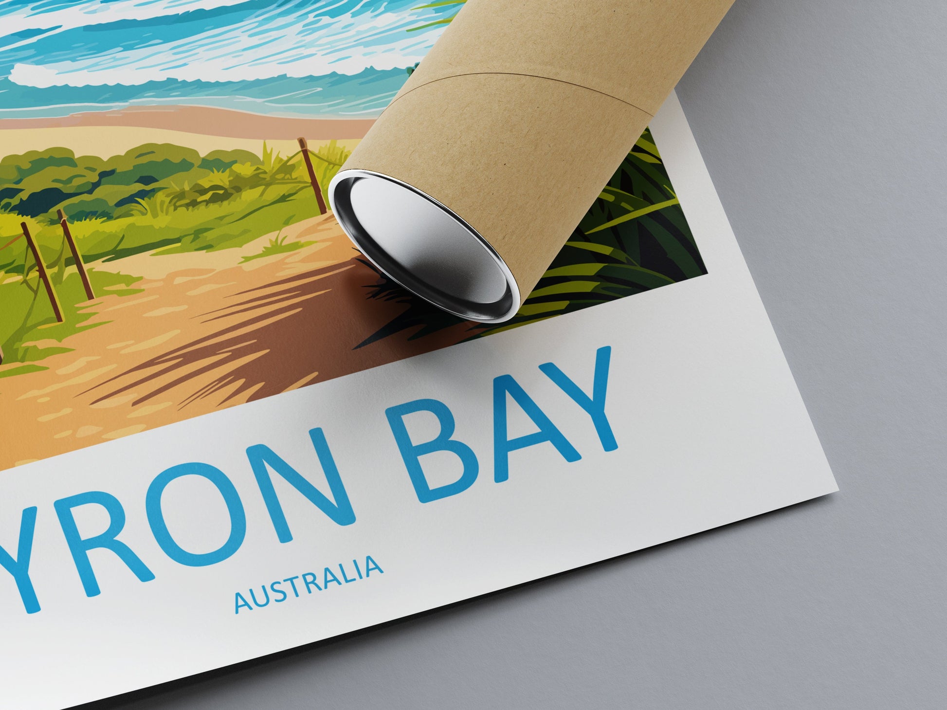 Byron Bay Travel Print Wall Art Byron Bay Wall Hanging Home Décor Byron Bay Gift Art Lovers Wall Art Australia Poster Art