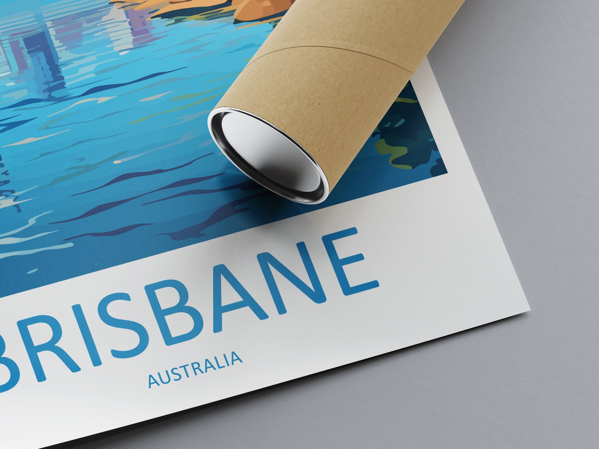 Brisbane Travel Print Wall Art Brisbane Wall Hanging Home Décor Brisbane Gift Art Lovers Wall Art Australia Poster Art