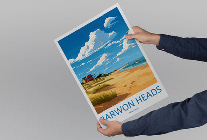 Barwon Heads Travel Print Wall Art Barwon Heads Wall Hanging Home Décor Barwon Heads Gift Art Lovers Wall Art Australia Poster Art