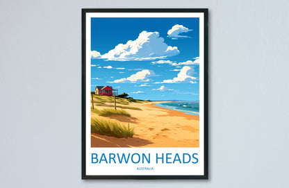 Barwon Heads Travel Print Wall Art Barwon Heads Wall Hanging Home Décor Barwon Heads Gift Art Lovers Wall Art Australia Poster Art