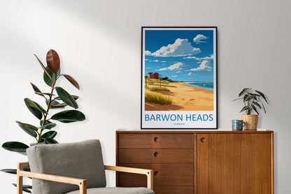 Barwon Heads Travel Print Wall Art Barwon Heads Wall Hanging Home Décor Barwon Heads Gift Art Lovers Wall Art Australia Poster Art