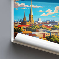 Adelaide Travel Print Wall Art Adelaide Wall Hanging Home Décor Adelaide Gift Art Lovers Wall Art Australia Poster Art