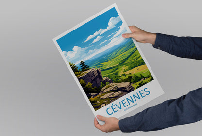 Cévennes National Park Travel Print Wall Art Cévennes Wall Hanging Home Décor Cévennes Gift Art Lovers France Art Lover Gift Antibes Print
