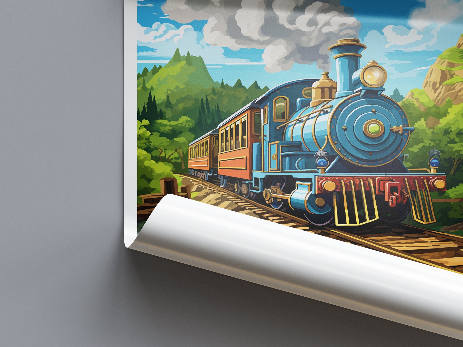 Puffing Billy Railway Travel Print Wall Art Puffing Billy Railway Wall Hanging Home Décor Puffing Billy Railway Gift Art Lovers