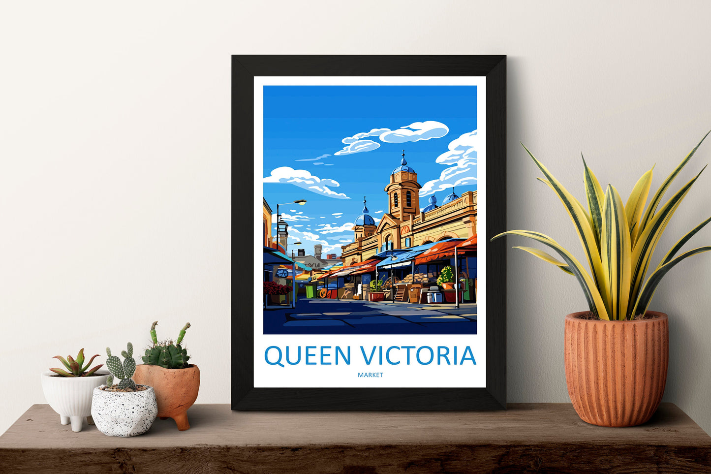 Queen Victoria Market Travel Print Wall Art Queen Victoria Market Wall Hanging Home Décor Queen Victoria Market Gift Art Lovers