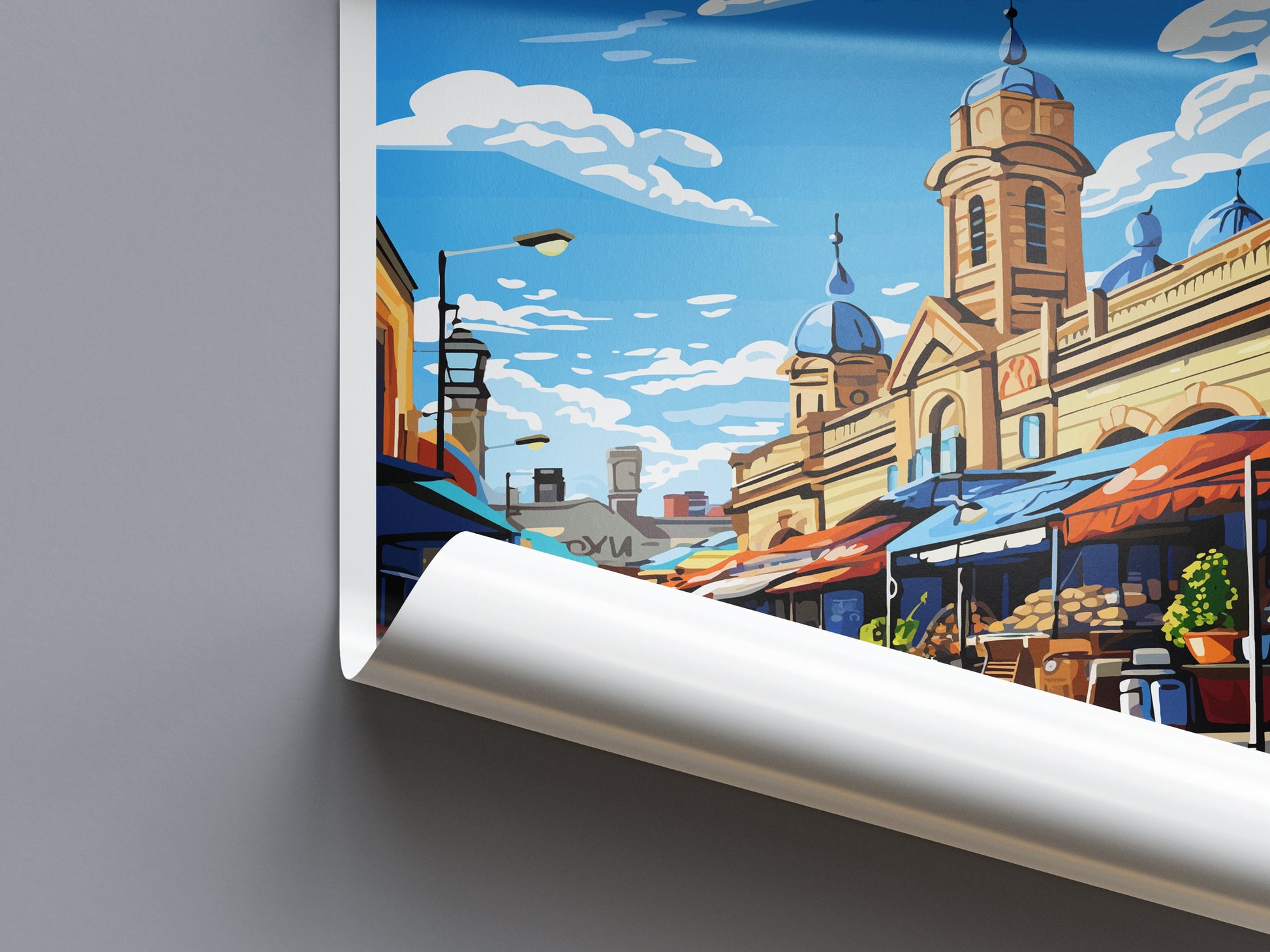 Queen Victoria Market Travel Print Wall Art Queen Victoria Market Wall Hanging Home Décor Queen Victoria Market Gift Art Lovers