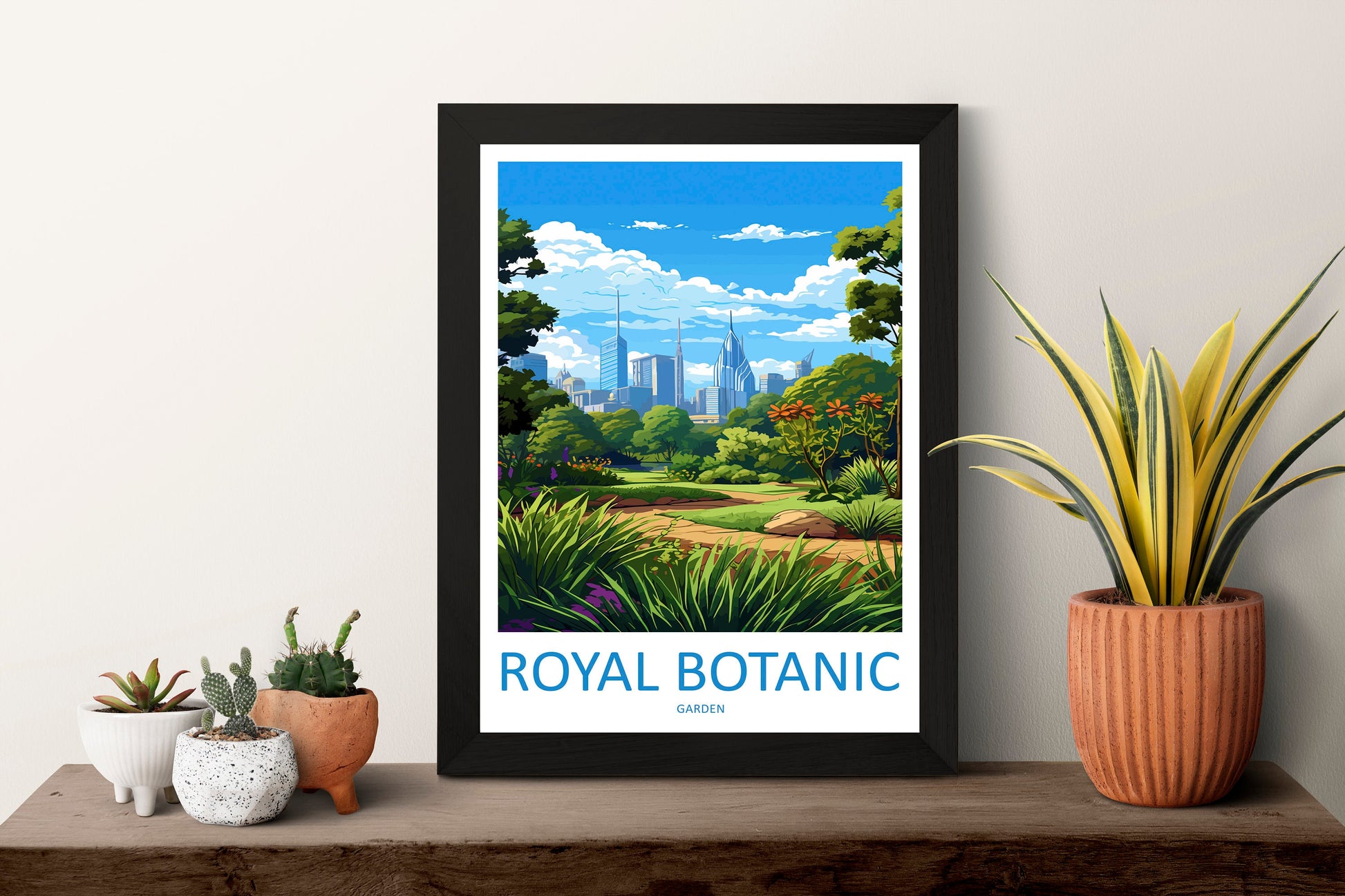 Royal Botanic Garden Travel Print Wall Art Royal Botanic Garden Wall Hanging Home Décor Royal Botanic Garden Gift Art Lovers
