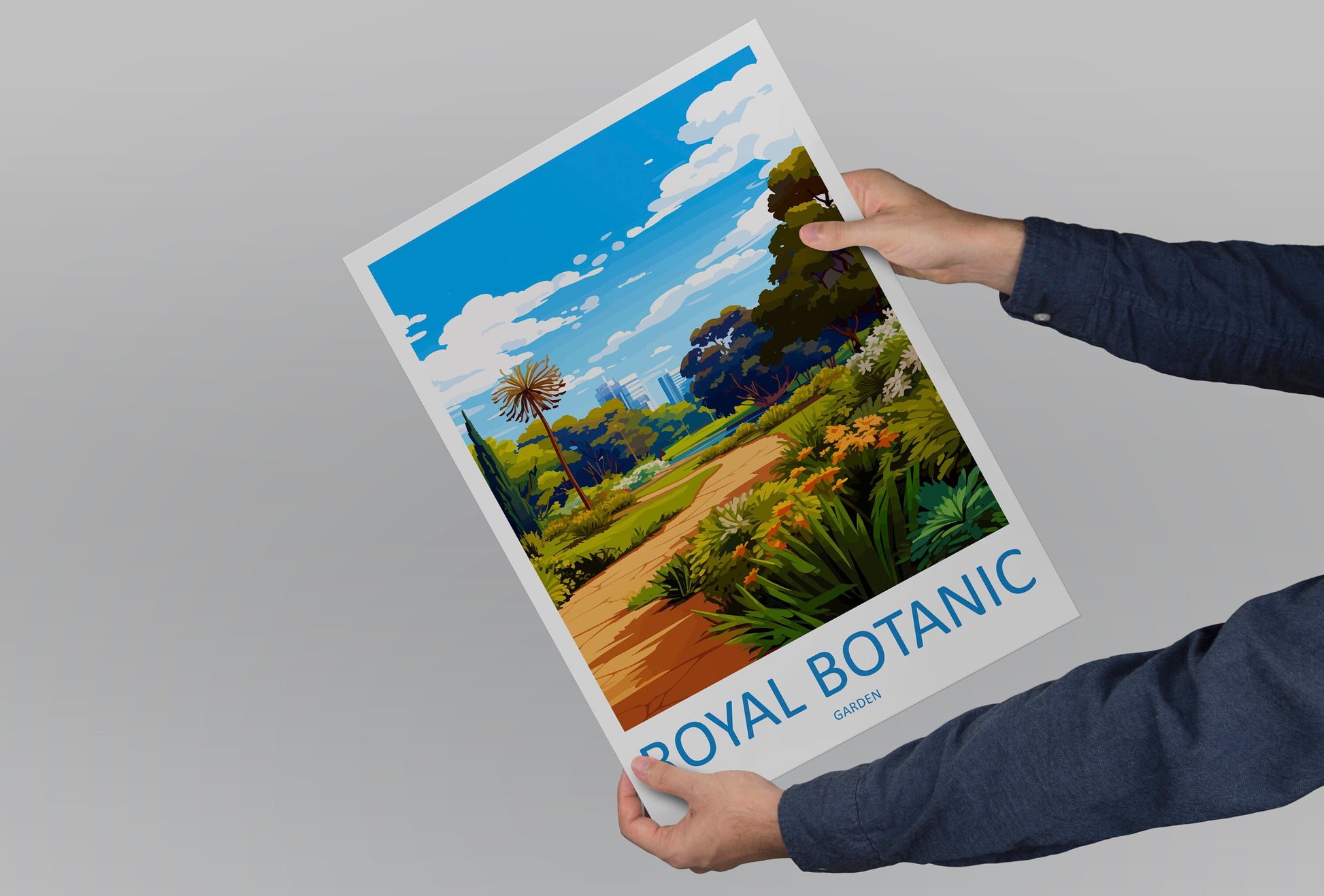 Royal Botanic Garden Travel Print Wall Art Royal Botanic Garden Wall Hanging Home Décor Royal Botanic Garden Gift Art Lovers