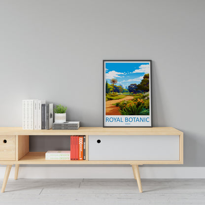 Royal Botanic Garden Travel Print Wall Art Royal Botanic Garden Wall Hanging Home Décor Royal Botanic Garden Gift Art Lovers