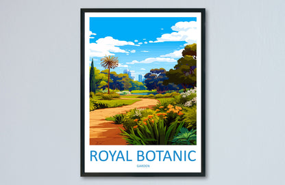 Royal Botanic Garden Travel Print Wall Art Royal Botanic Garden Wall Hanging Home Décor Royal Botanic Garden Gift Art Lovers