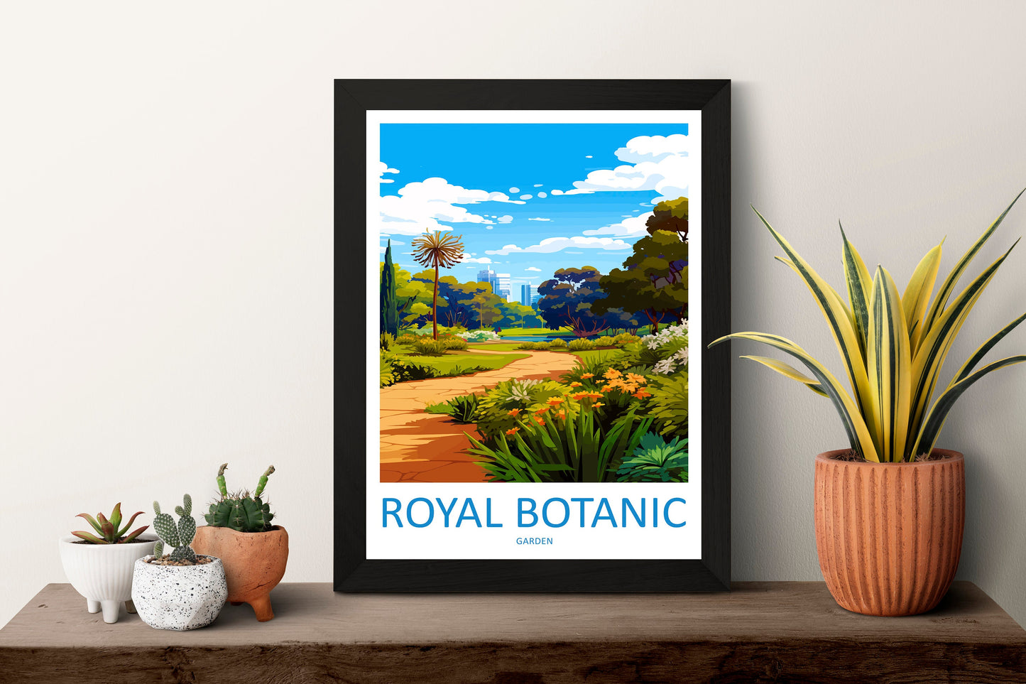 Royal Botanic Garden Travel Print Wall Art Royal Botanic Garden Wall Hanging Home Décor Royal Botanic Garden Gift Art Lovers
