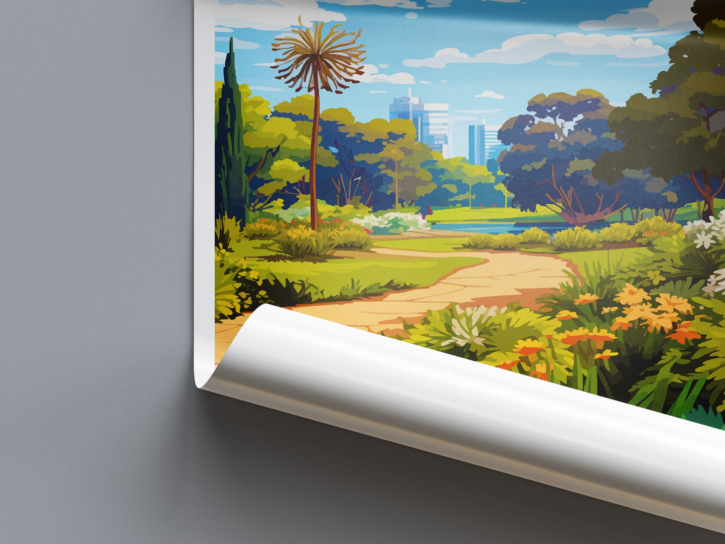 Royal Botanic Garden Travel Print Wall Art Royal Botanic Garden Wall Hanging Home Décor Royal Botanic Garden Gift Art Lovers