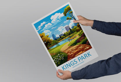 Kings Park Royal Botanic Garden Travel Print Wall Art Kings Park Royal Botanic Garden Wall Hanging Home Décor Kings Park Royal Botanic