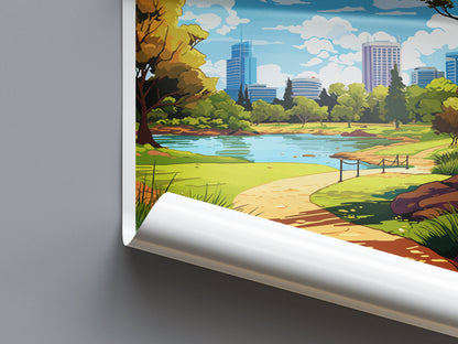 Kings Park Royal Botanic Garden Travel Print Wall Art Kings Park Royal Botanic Garden Wall Hanging Home Décor Kings Park Royal Botanic