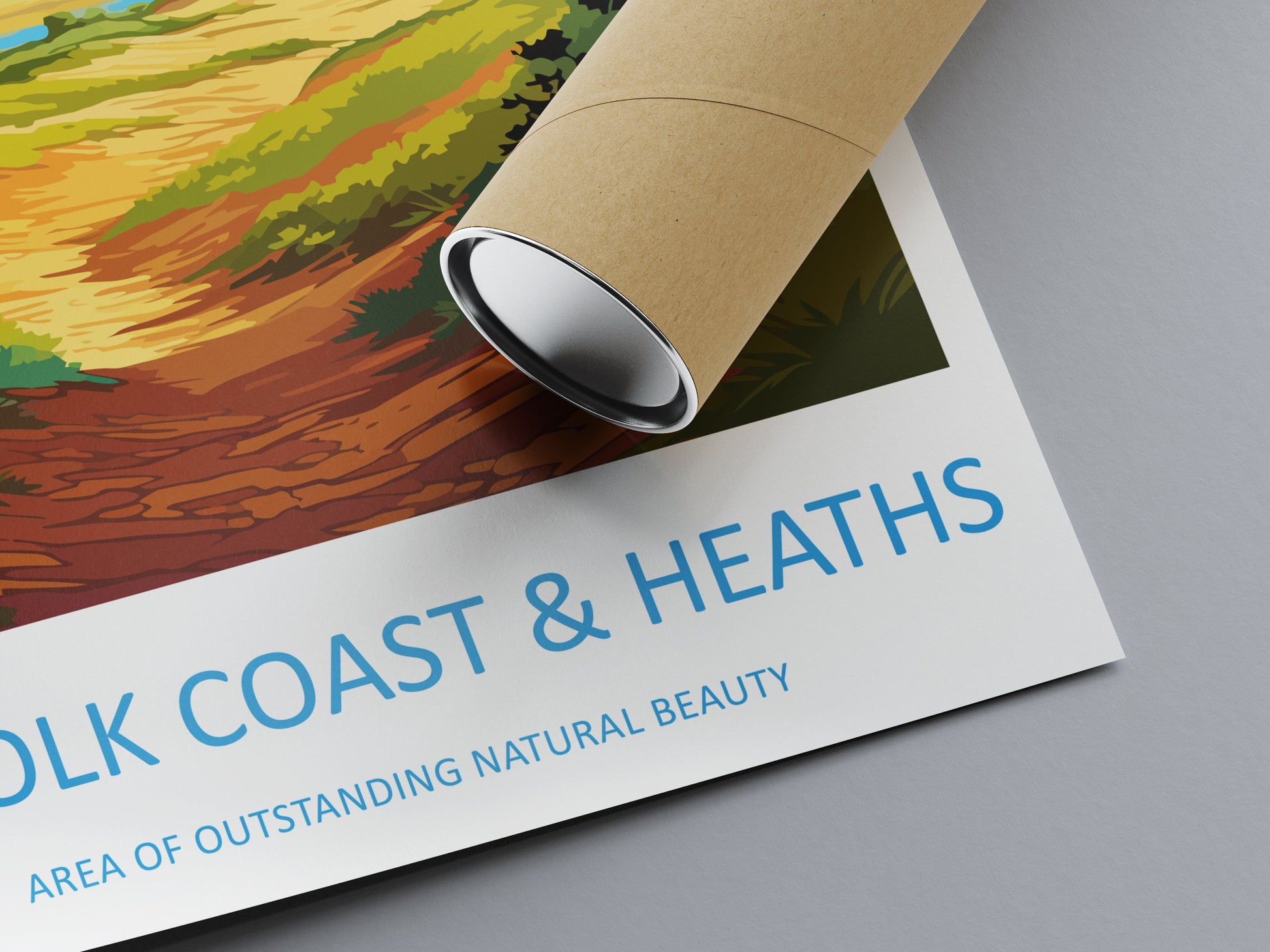 Suffolk Coast Heaths Travel Print Wall Art Suffolk Coast Heaths Wall Hanging Home Decor Suffolk Coast Heaths Gift Art Lovers Wall Art