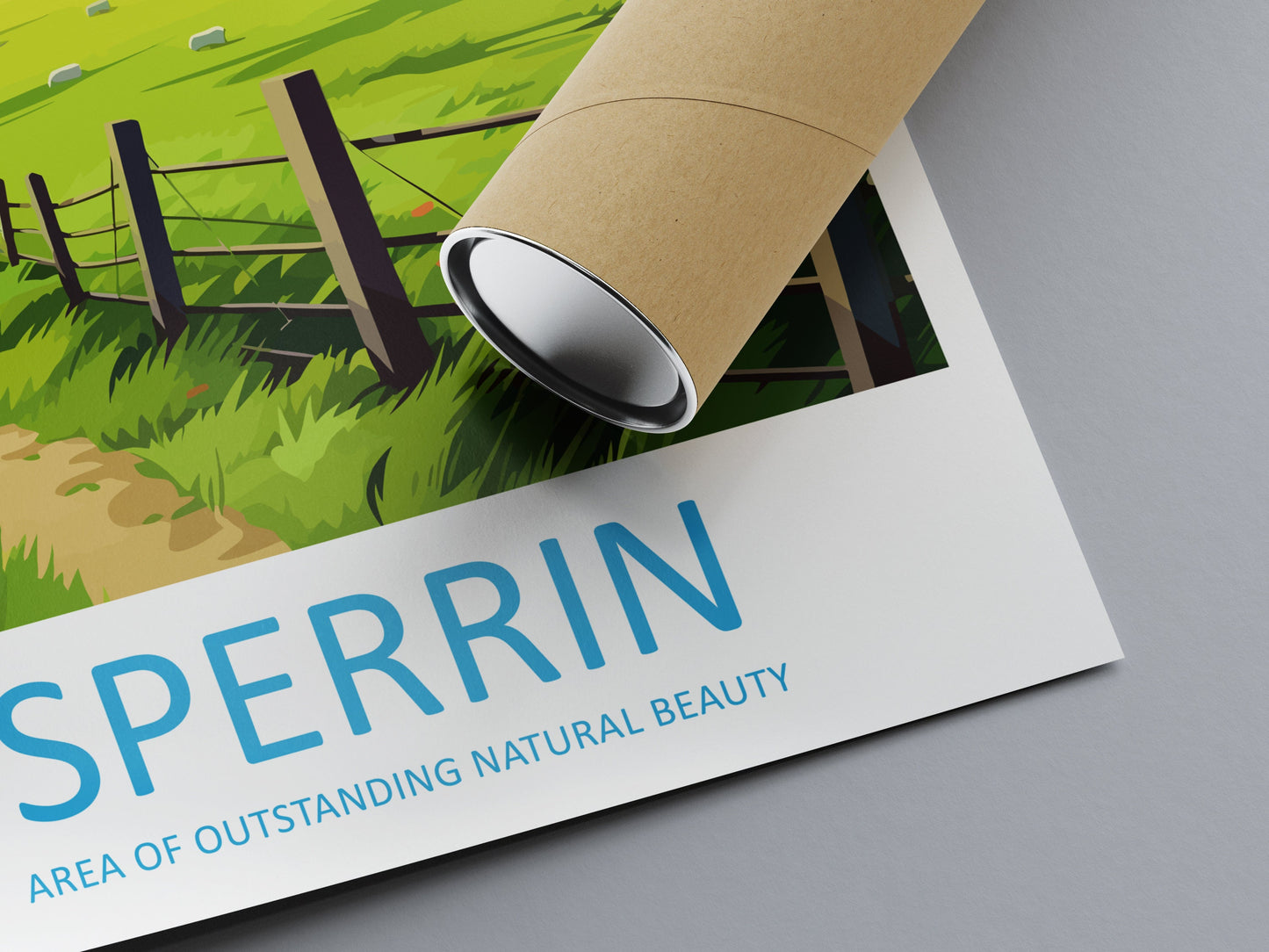 Sperrin Travel Print Wall Art Sperrin Wall Hanging Home Decor Sperrin Gift Art Lovers Wall Art AONB Wall Print AONB Travel Poster