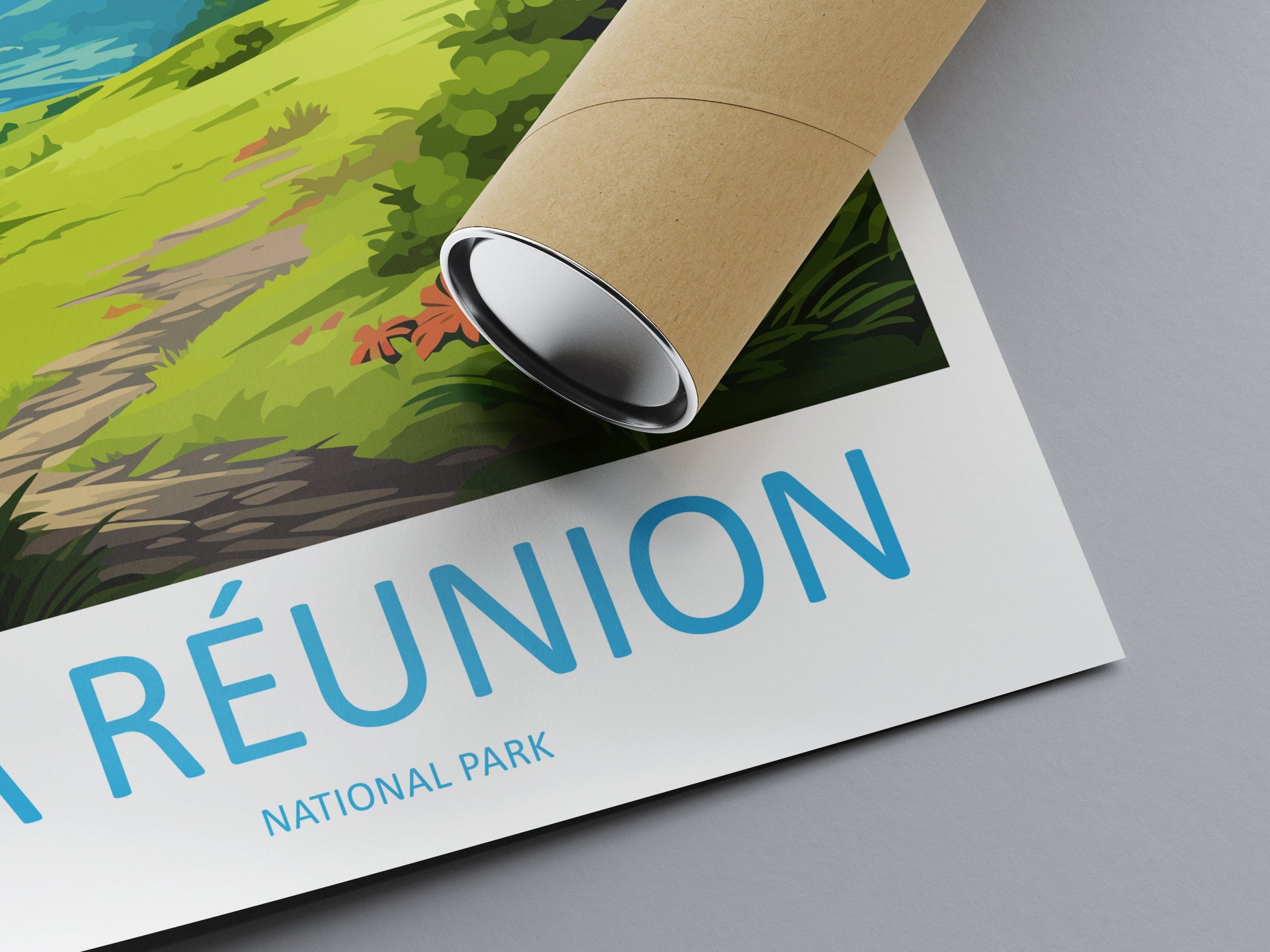 La Réunion National Park Travel Print Wall Art La Réunion Wall Hanging Home Décor La Réunion National Park Gift Art Lovers France Art Lover