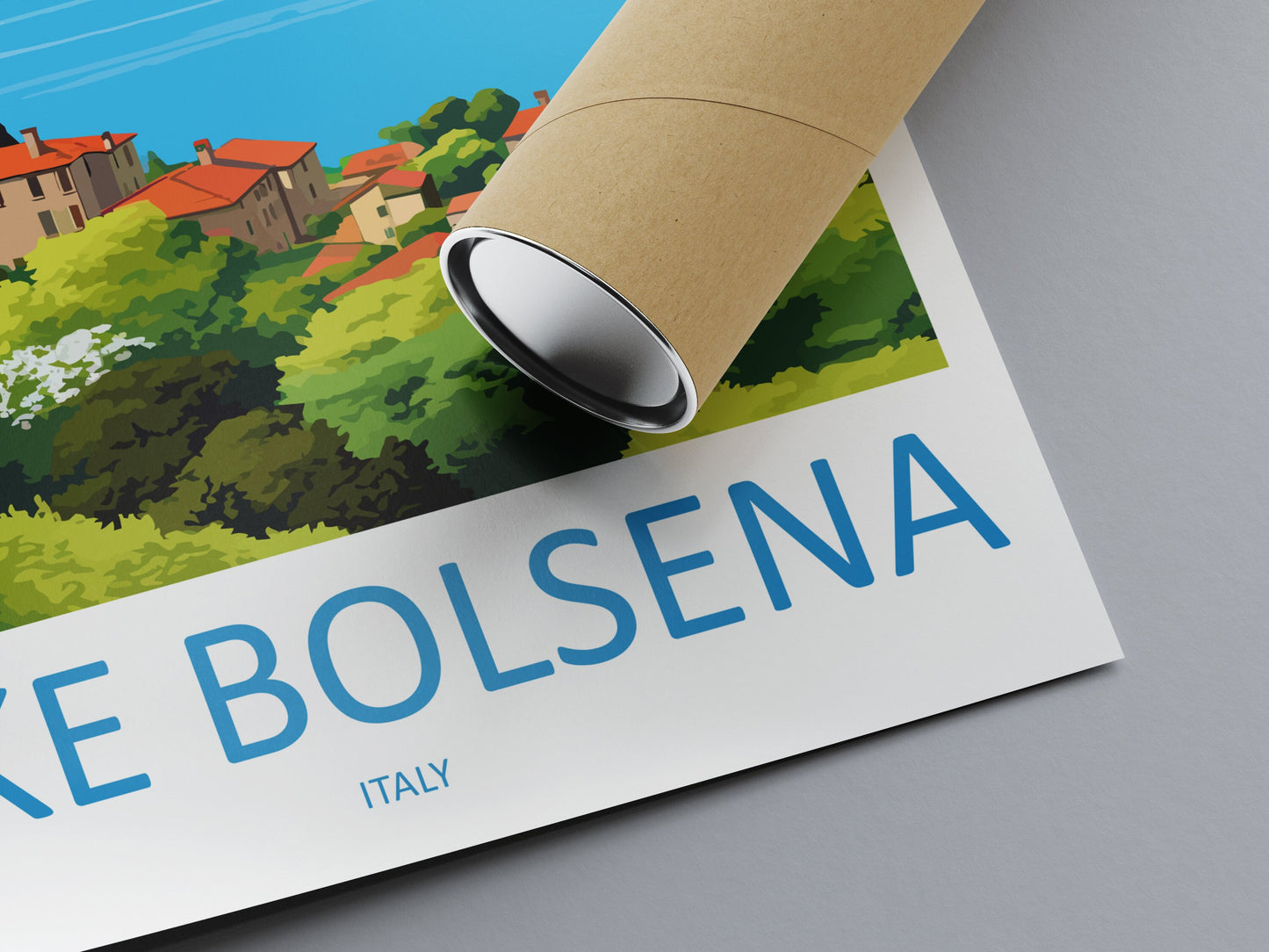 Lake Bolsena Travel Print Wall Art Lake Bolsena Italy Wall Hanging Home Decor Lake Bolsena Gift Art Lovers Wall Art Print Italy