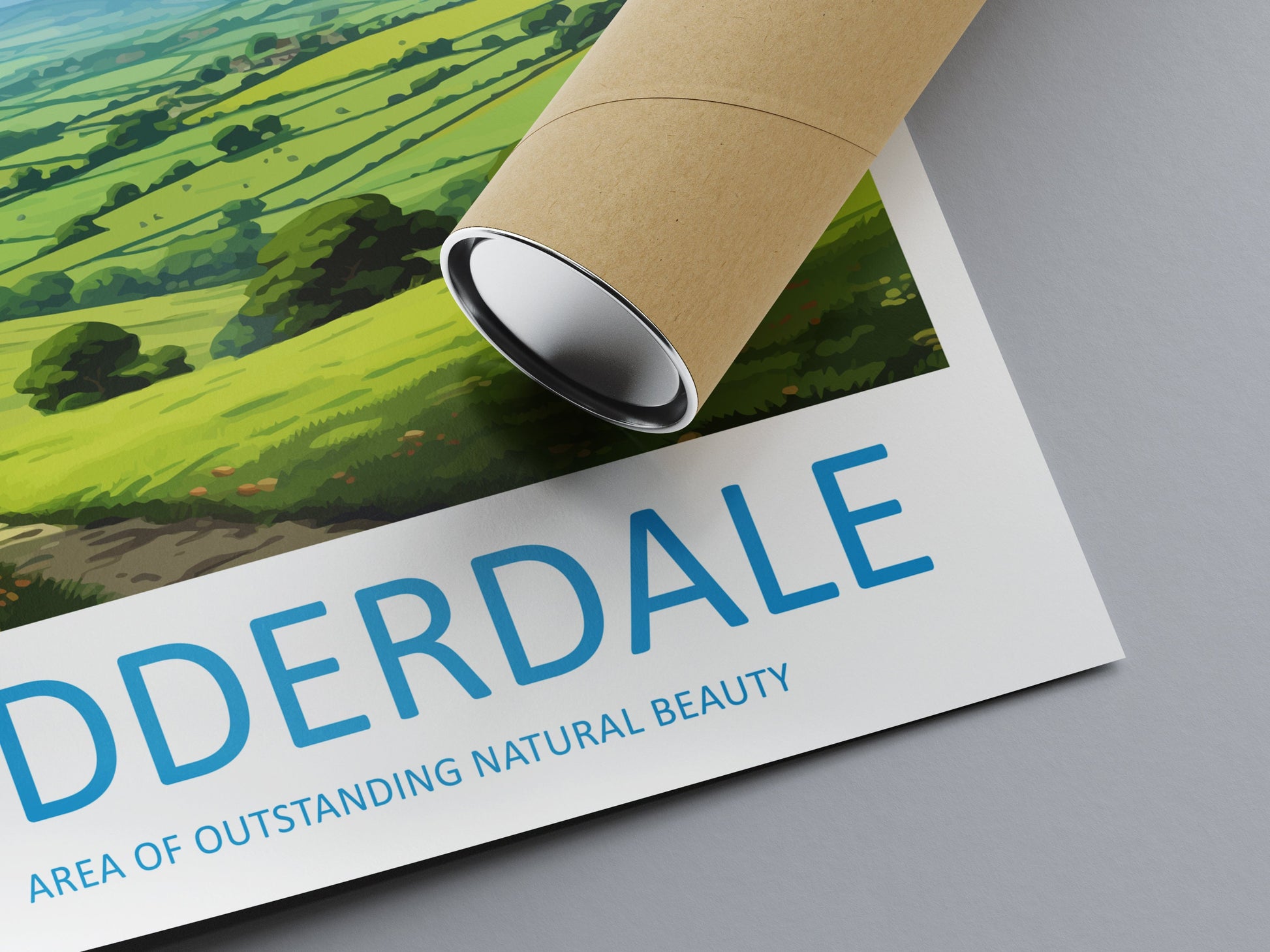 Nidderdale Travel Print Wall Art Nidderdale Wall Hanging Home Decor Nidderdale Gift Art Lovers Wall Art AONB Print Travel Poster