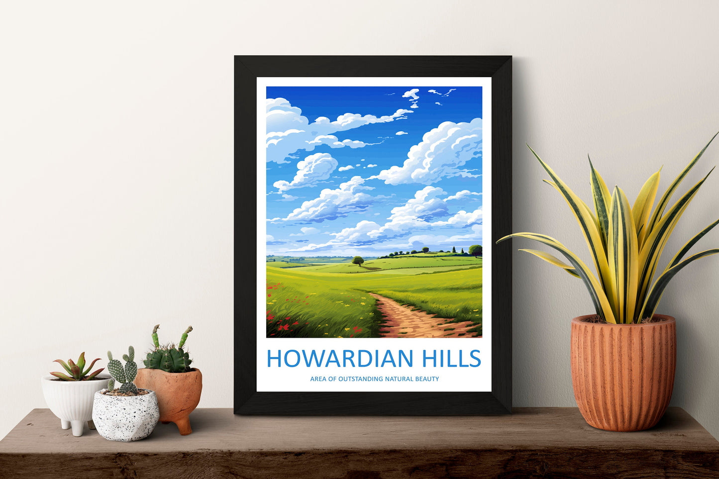 Howardian Hills Travel Print Wall Art Howardian Hills Wall Hanging Home Decor Howardian Hills Gift Art Lovers Wall Art AONB Print