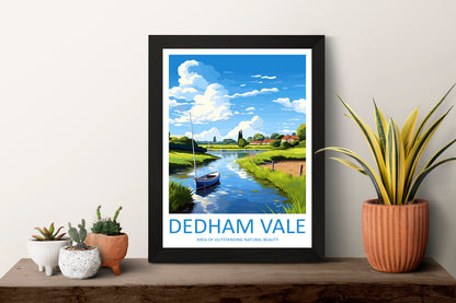 Dedham Vale Travel Print Wall Art Dedham Vale Wall Hanging Home Decor Dedham Vale Gift Art Lovers Wall Art AONB Print