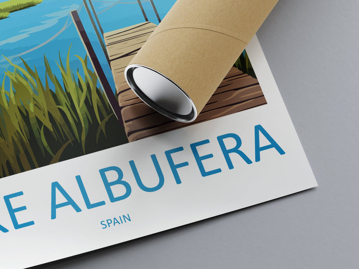 Lake Albufera Travel Print Wall Art Lake Albufera Wall Hanging Home Décor Lake Albufera Gift Art Lovers Spain Art Lover Gift Ibiza Wall Déco