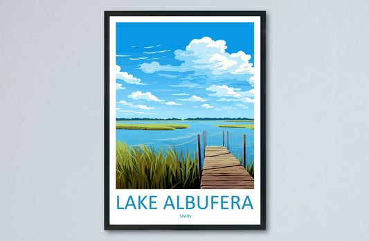 Lake Albufera Travel Print Wall Art Lake Albufera Wall Hanging Home Décor Lake Albufera Gift Art Lovers Spain Art Lover Gift Ibiza Wall Déco