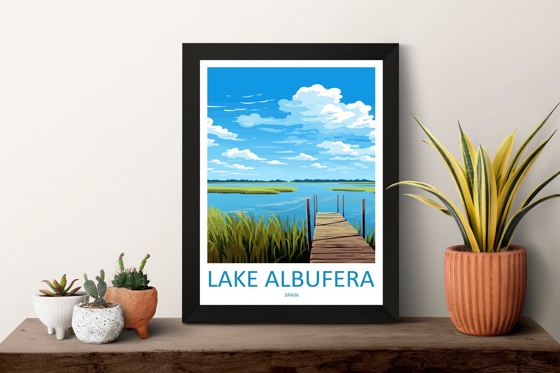 Lake Albufera Travel Print Wall Art Lake Albufera Wall Hanging Home Décor Lake Albufera Gift Art Lovers Spain Art Lover Gift Ibiza Wall Déco