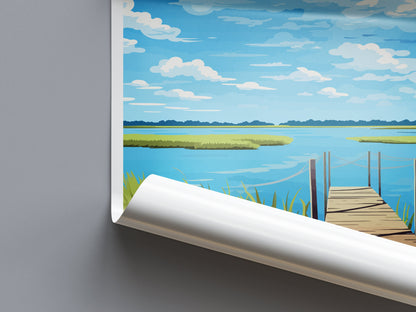 Lake Albufera Travel Print Wall Art Lake Albufera Wall Hanging Home Décor Lake Albufera Gift Art Lovers Spain Art Lover Gift Ibiza Wall Déco