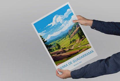 Sierra De Guadarrama National Park Travel Print Wall Art Picos Sierra De Guadarrama National Park Wall Hanging Home Décor Sierra Guadarrama