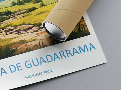Sierra De Guadarrama National Park Travel Print Wall Art Picos Sierra De Guadarrama National Park Wall Hanging Home Décor Sierra Guadarrama