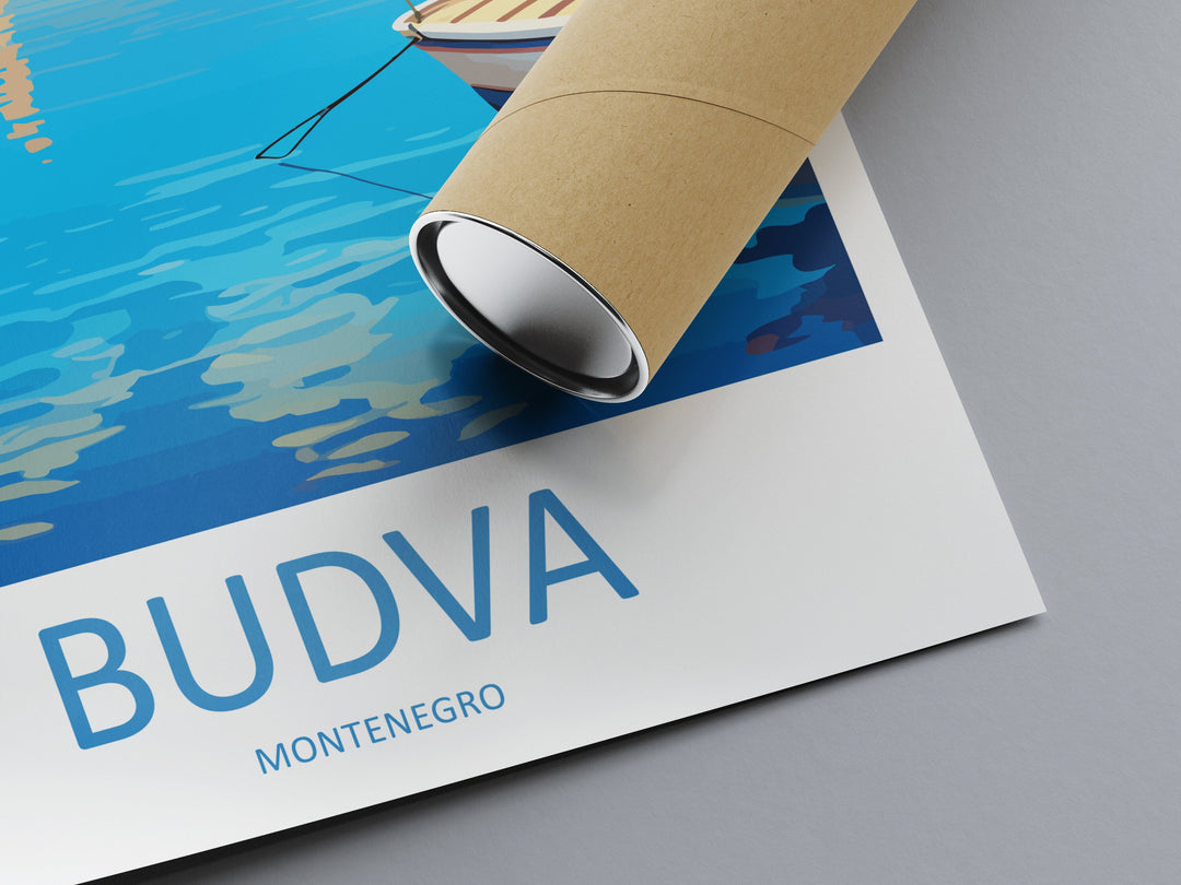 Budva Print Budva Home Décor Landscape Art Print Budva Wall Art for Montenegro Enthusiast Gift Wall Hanging Budva Montenegro Wall Print Art