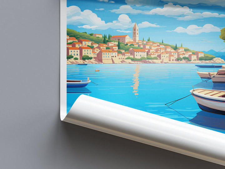 Budva Print Budva Home Décor Landscape Art Print Budva Wall Art for Montenegro Enthusiast Gift Wall Hanging Budva Montenegro Wall Print Art